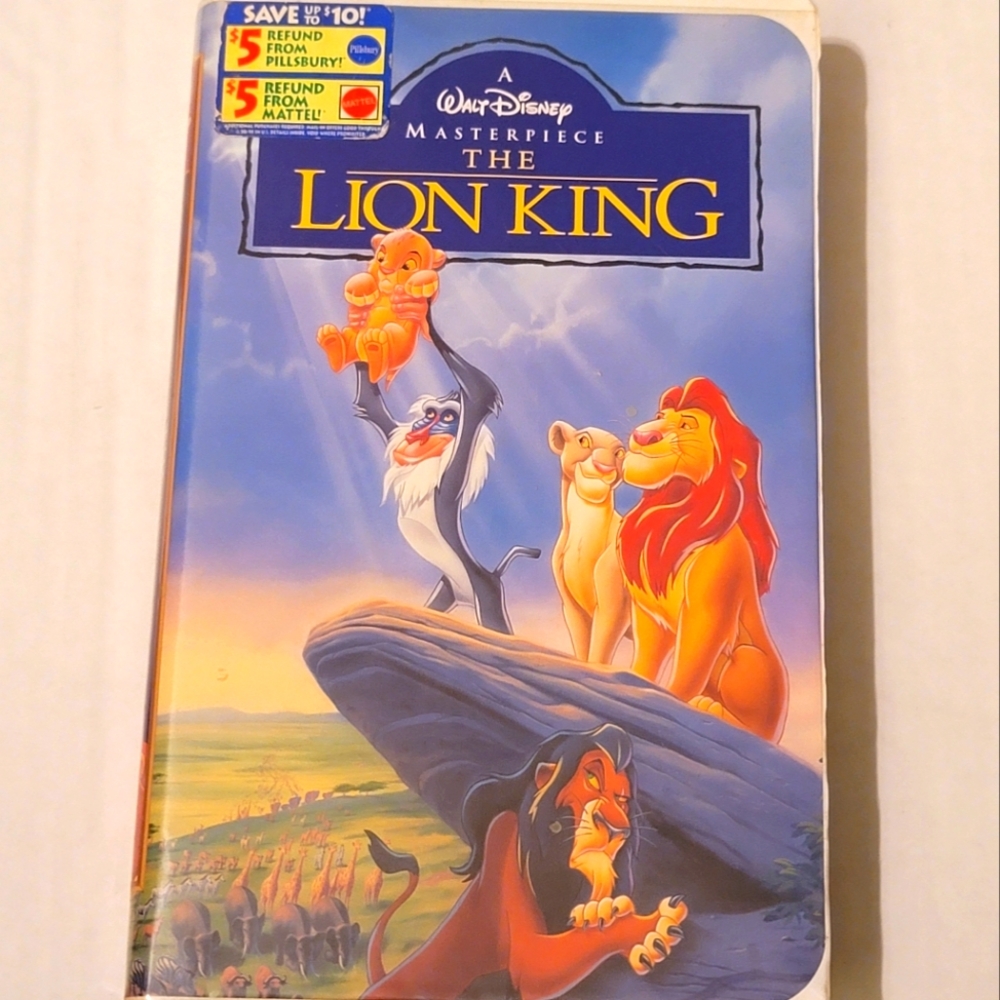 The Lion King VHS Disney Masterpiece